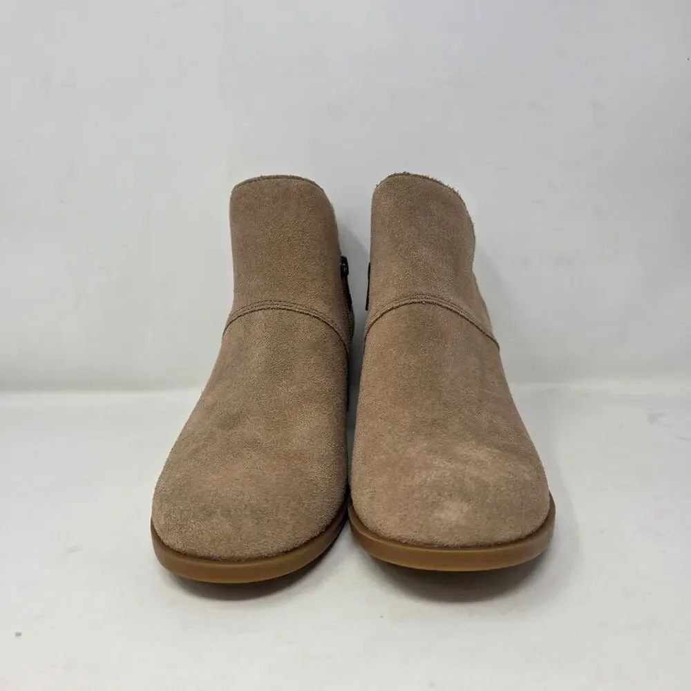 Koolaburra By UGG Women's Suede Ankle Booties Taupe Size 9